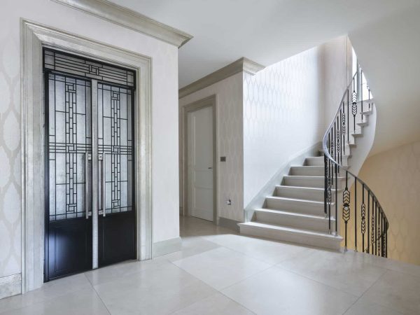 Art Deco Balustrading and Lift Doors