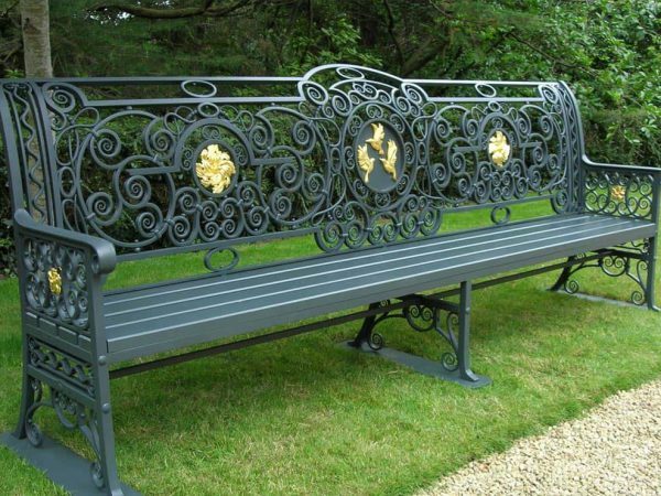 Private Client | Hand Forged Garden Bench | Garden Furniture | Ref No: 0005